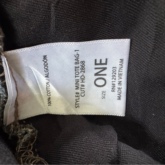 Hidden Los Angeles Denim Barrel Crossbody Shoulder Mini Tote Bag - Picture 12 of 13